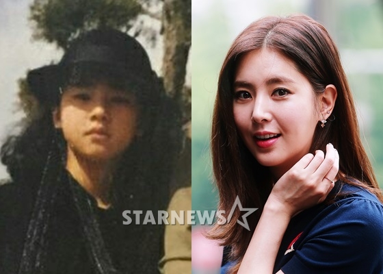 어린 한채아(왼쪽, 사진=가족액터스)와 현재 한채아(사진=스타뉴스)