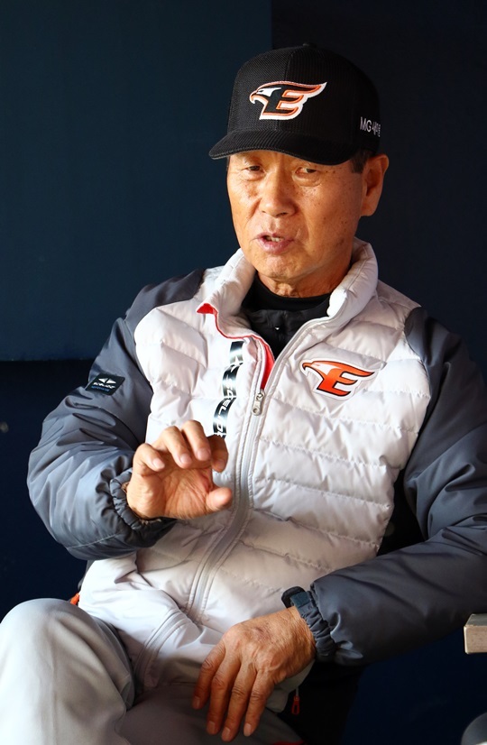 한화 김성근 감독. /사진=한화 이글스 제공