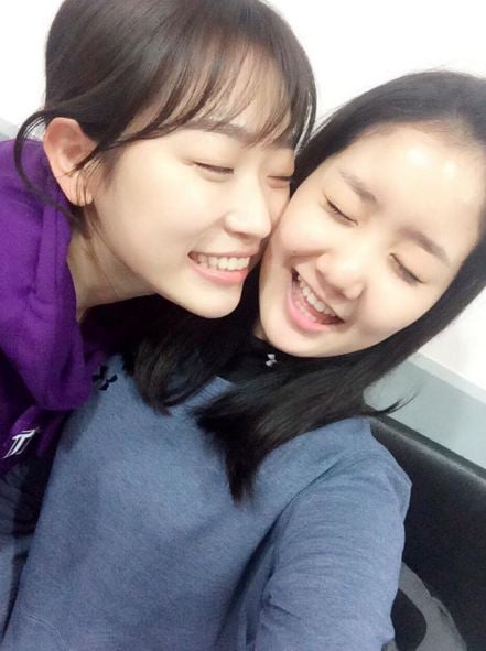 배우 김슬기(왼쪽)와 진지희/사진=김슬기 인스타그램