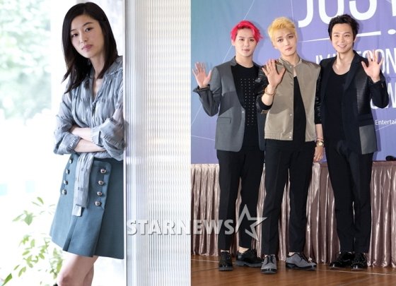 전지현과 JYJ./사진=머니투데이 스타뉴스