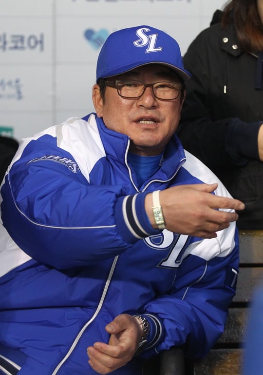 삼성 라이온즈 류중일 감독. /사진=삼성 라이온즈 제공