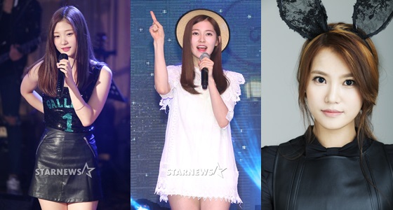 다이아 채연, 유빈 베리굿 서율 / 사진=스타뉴스, 소속사 제공