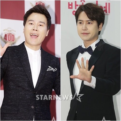 변기수(왼쪽)와 슈퍼주니어 규현 / 사진=스타뉴스
