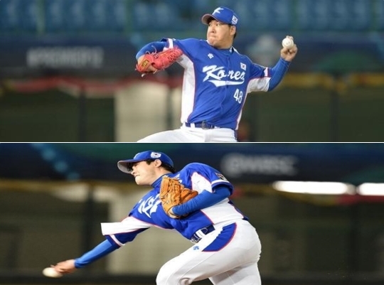이현승(위)과 정대현. /사진=OSEN, 뉴스1