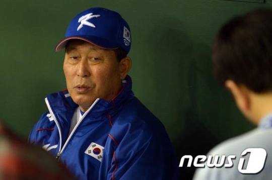 한국 김인식 감독. /사진=뉴스1