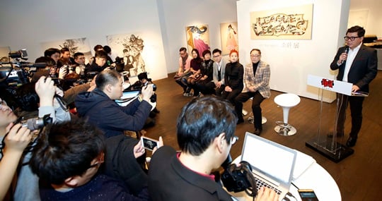 '리그 오브 레전드 : 소환展' 전시현장. /사진=라이엇 게임즈 제공