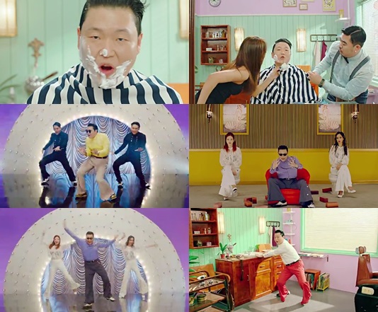 싸이 '나팔바지' 뮤직비디오 장면