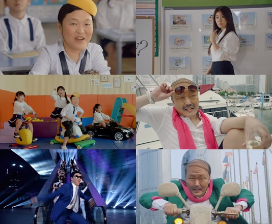 싸이 '대디' 뮤직비디오 장면