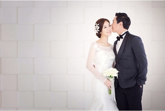 6일 결혼식을 올리는 차화준-박지혜 커플. /사진=삼성 라이온즈 제공