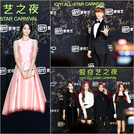 소녀시대 윤아(왼쪽위부터 시계방향), 이특, f(x) / 사진제공=SM엔터테인먼트