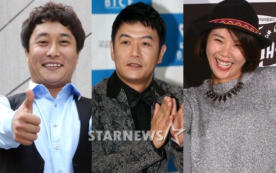 개그맨 김병만, 김대희, 신봉선(사진 맨 왼쪽부터 오른쪽으로)/사진=스타뉴스