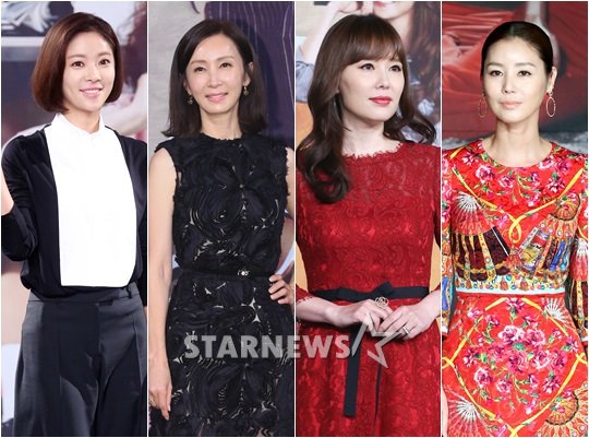 (왼쪽부터) 황정음 전인화 하희라 김성령/사진=머니투데이 스타뉴스