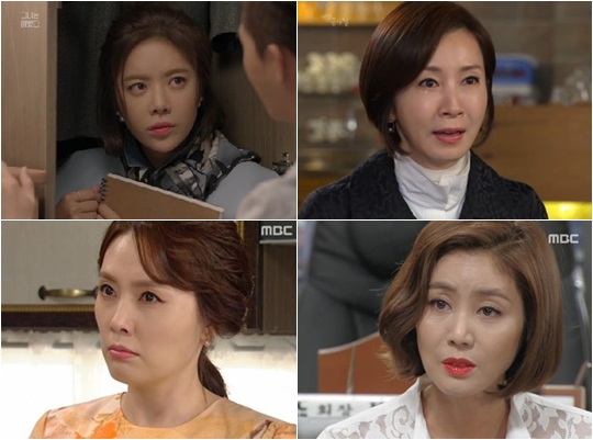 (위 왼쪽부터 시계방향으로) 황정음 전인화 김성령 하희라/사진=MBC 방송화면 캡처