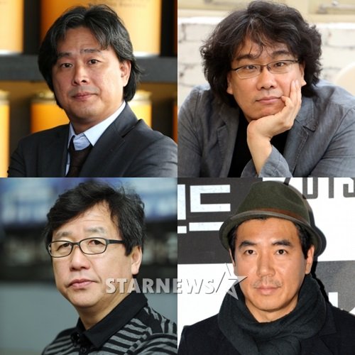 (왼쪽 위부터) 박찬욱, 봉준호, 김지운, 강우석 감독 /사진=스타뉴스