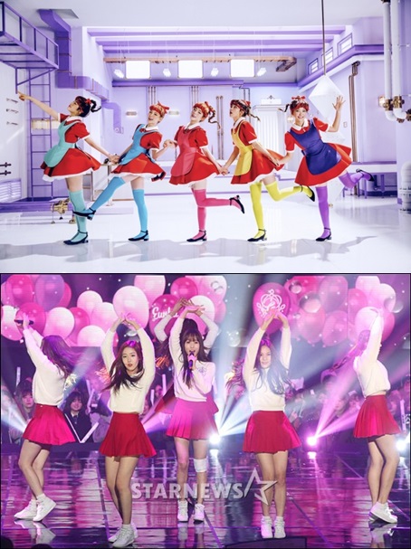 레드벨벳(위)과 여자친구 / 사진=SM엔터테인먼트, 스타뉴스