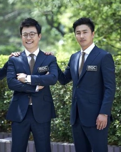김성주(왼)와 안정환/사진=MBC