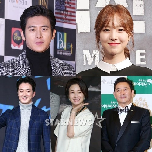 고수, 진세연, 전광렬, 김미숙, 정준호(사진 왼쪽 위부터 시계방향으로)/사진=스타뉴스