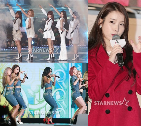 에이핑크 아이유 씨스타(왼쪽 위부터 시계방향) / 사진=스타뉴스