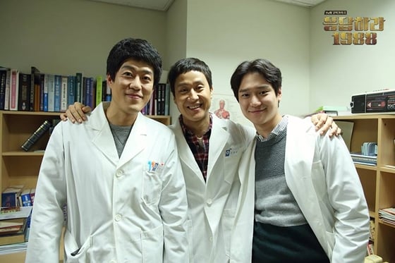 김중기, 정우, 고경표(사진 왼쪽부터)/사진=tvN '응답하라 1988' 공식 페이스북