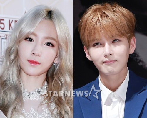 태연(왼쪽)과 려욱 / 사진=스타뉴스