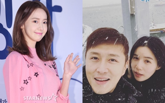 윤아(사진 왼쪽)와 진태현 박시은 부부 / 사진=스타뉴스, 진태현 인스타그램
