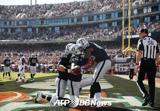 미국 풋볼리그(NFL) 오클랜드 레이더스가 라스베이거스 연고지 이전 방안도 추진하는 것으로 알려졌다. /AFPBBNews=뉴스1