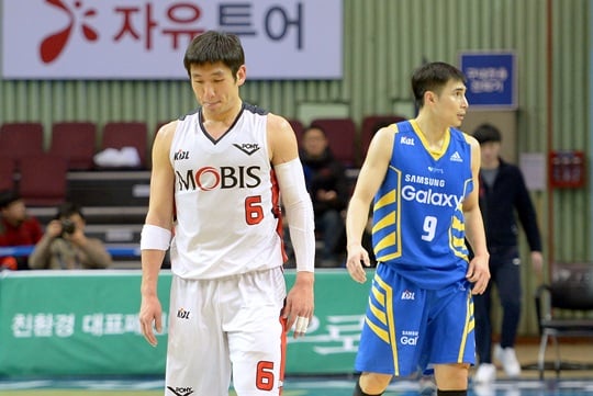 고개숙인 모비스의 사령관 양동근. /사진=KBL 제공
