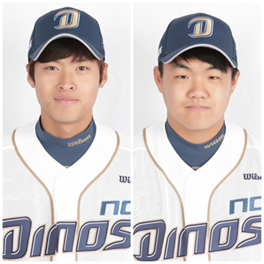 이형범과 장현식. /사진=NC 다이노스 제공