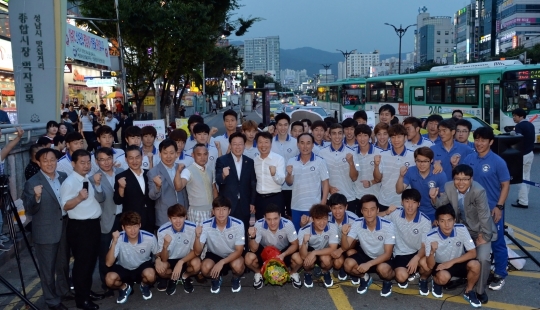 성남사랑상품권으로 성남FC의 홈경기를 관람할 수 있게 됐다. /사진=성남FC 제공