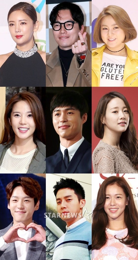 배우 이태임, 이동휘, 박나래, 방송인 레이양, 배우 오민석, 손여은, 곽시양, 개그맨 허경환, 배우 경수진(위부터) /사진=스타뉴스