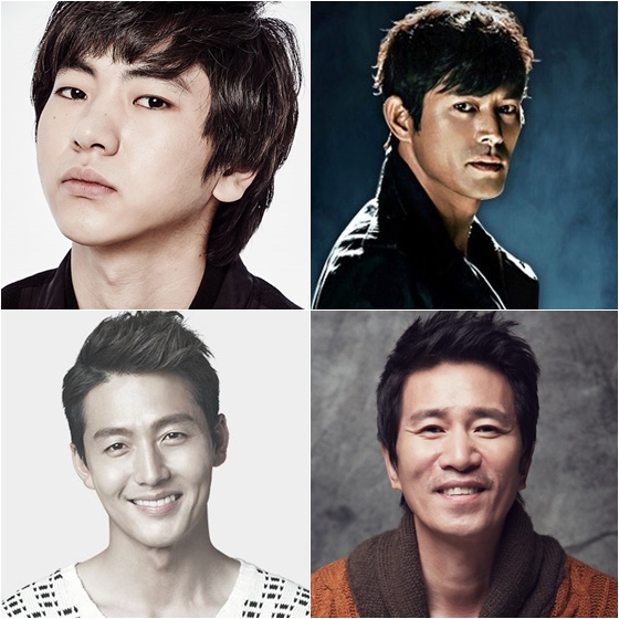 사진 왼쪽 위부터 시계방향으로 이주승 오지호 이정진 신정근 / 사진제공=휴메니테라픽쳐스