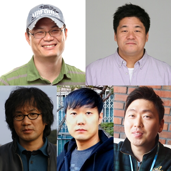 신정수, 강궁, 문경태, 임정규, 남규홍 PD(사진 왼쪽 위부터 시계방향으로)/사진제공=B&R
