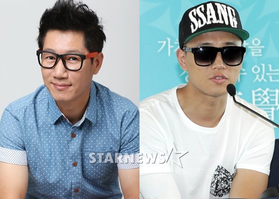 지석진(왼쪽)과 개리/사진=스타뉴스
