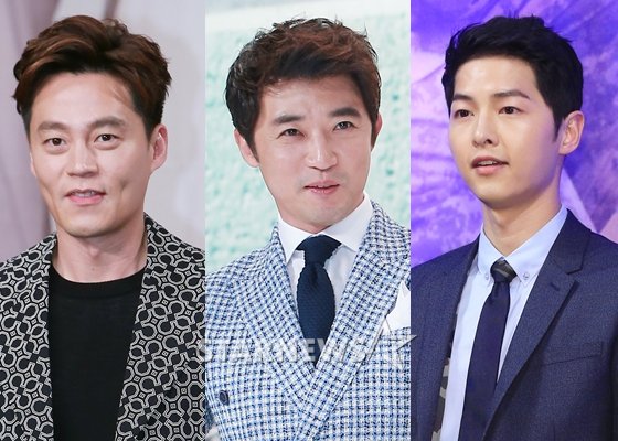 배우 이서진, 안재욱, 송중기/사진=스타뉴스