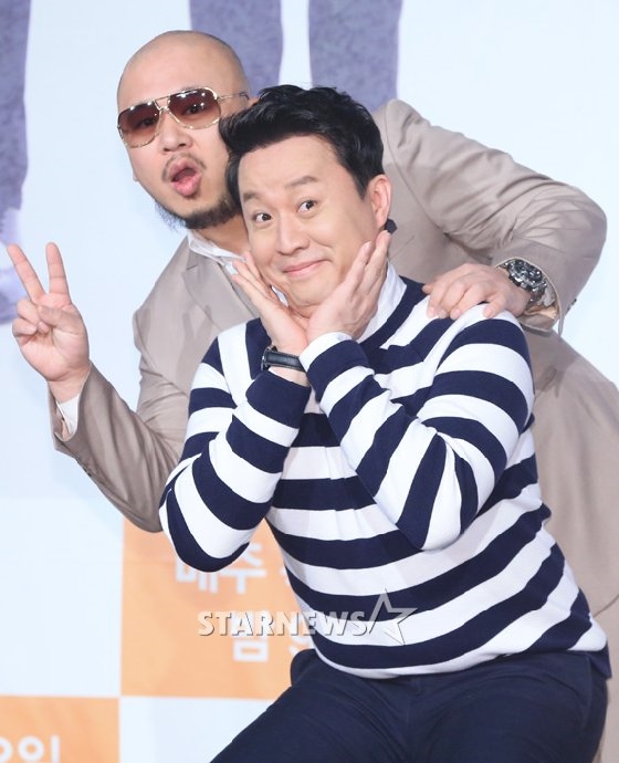 돈 스파이크와 정준하/사진=이기범 기자