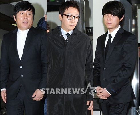 이수근, 탁재훈, 토니안(사진 맨 왼쪽부터 오른쪽으로)/사진=홍봉진 기자