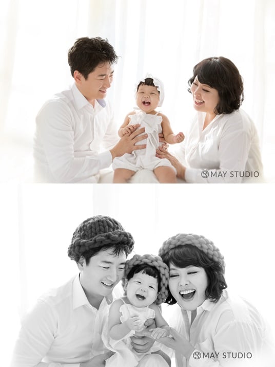 홍지민 가족 / 사진제공=메이 스튜디오