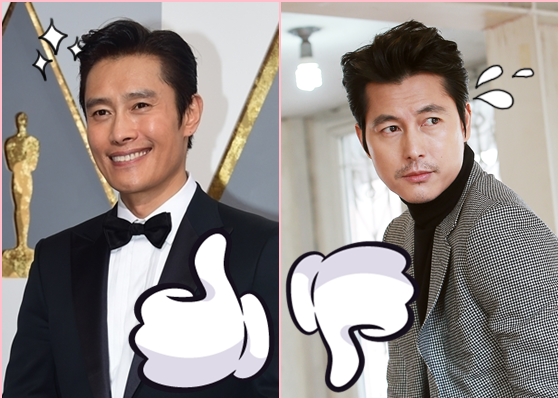 이병헌과 정우성/사진=머니투데이 스타뉴스