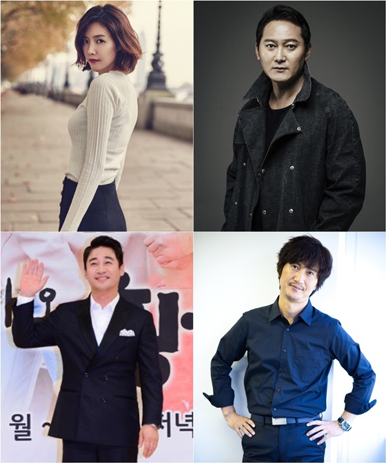 채정안(왼쪽위부터 시계방향), 정만식, 안내상, 전노민 / 사진제공=SBS