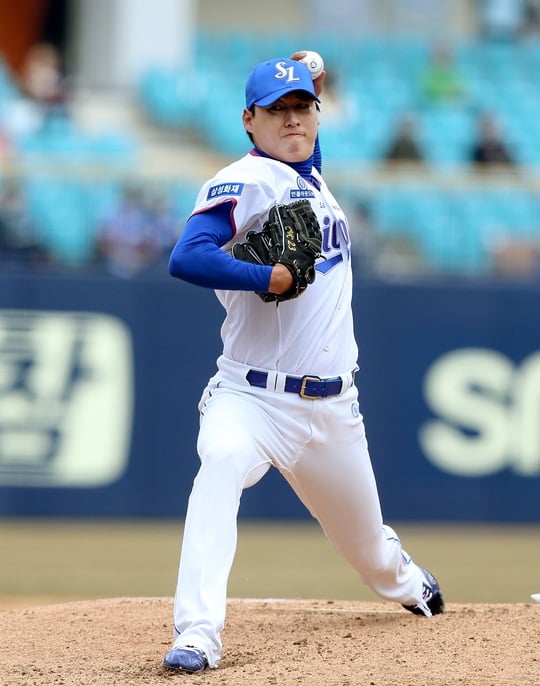 삼성 라이온즈 에이스 차우찬. /사진=삼성 라이온즈 제공