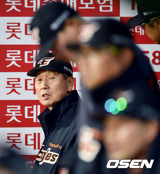 한화 김성근 감독.