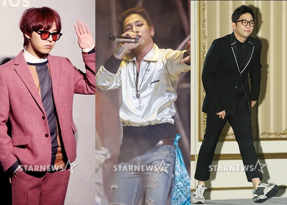 지드래곤, 태양, 이적 / 사진=스타뉴스