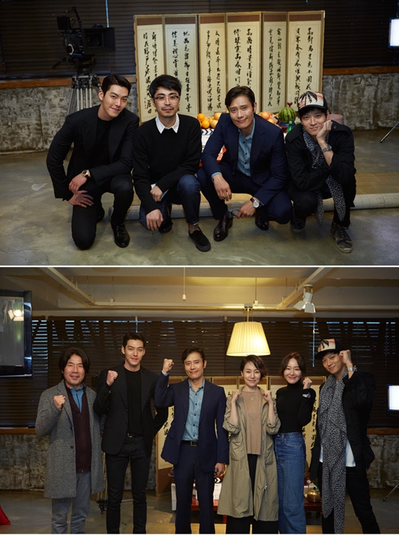 '마스터' 고사 현장에 모인 감독과 배우들 / 사진제공=영화사 집·CJ엔터테인먼트