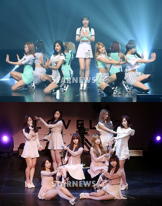 트와이스(위)와 러블리즈 / 사진=스타뉴스