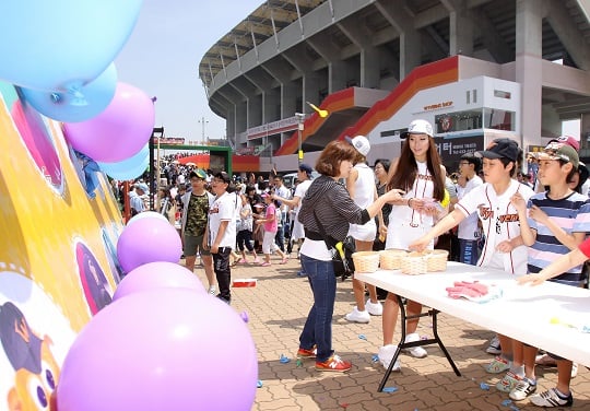 SK가 어린이날을 맞아 다채로운 행사를 마련했다. /사진=SK 와이번스 제공