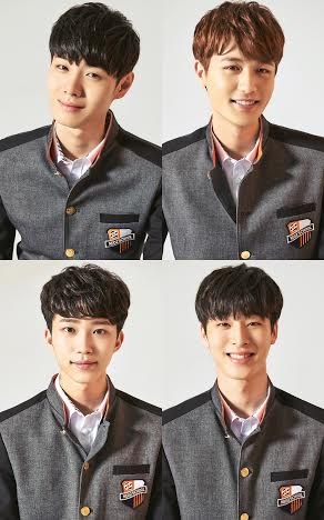 (왼쪽 위부터 시계방향) 김철민, 김환, 오승석, 서동석 / 사진제공=FNC