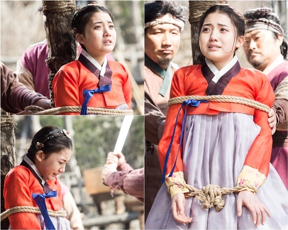 MBC 주말드라마 '옥중화' 2회의 옥녀 역 정다빈/사진제공=김종학프로덕션