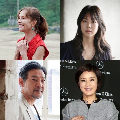 (왼쪽 위부터) 이자벨 위페르, 김민희, 장미희, 정진영 /사진=영화제작전원사, 스타뉴스