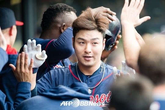 연타석 홈런을 폭발시킨 박병호. /AFPBBNews=뉴스1