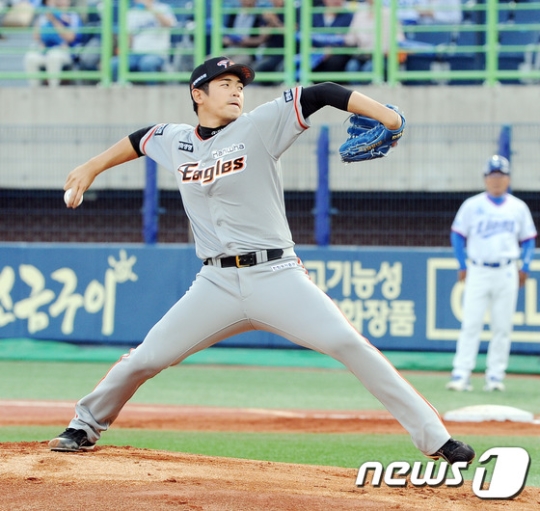17일 삼성전에서 호투를 펼친 이태양. /사진=뉴스1